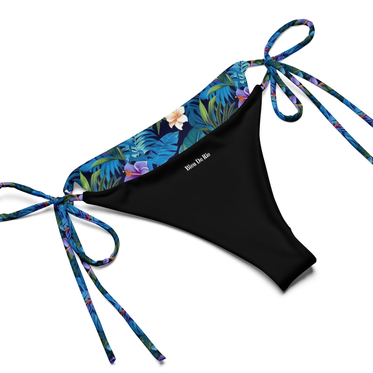 Dark Blue Night Jungle Triangle Bikini