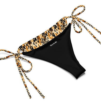 Felidae Animal Print Triangle Bikini