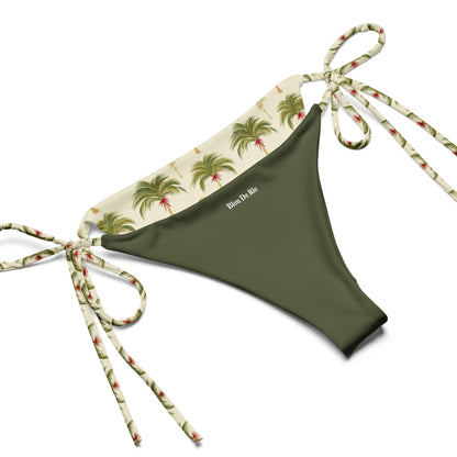 Vintage Palm Tree Brazil Triangle Bikini