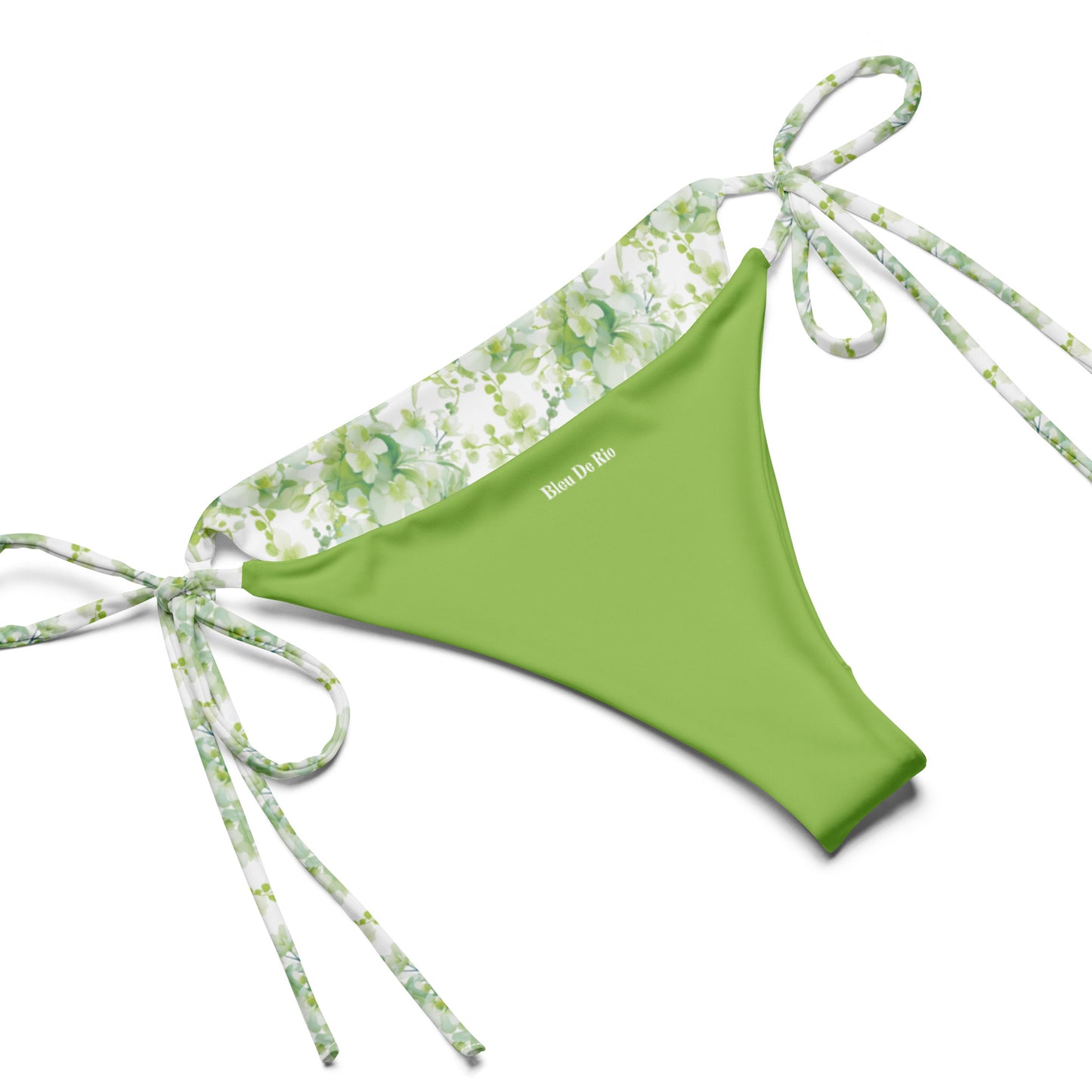 Spring Green Japanese Garden Triangle Bikini