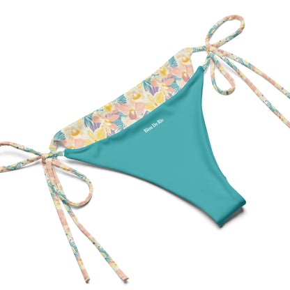 Pastel Orchid Garden Triangle Bikini