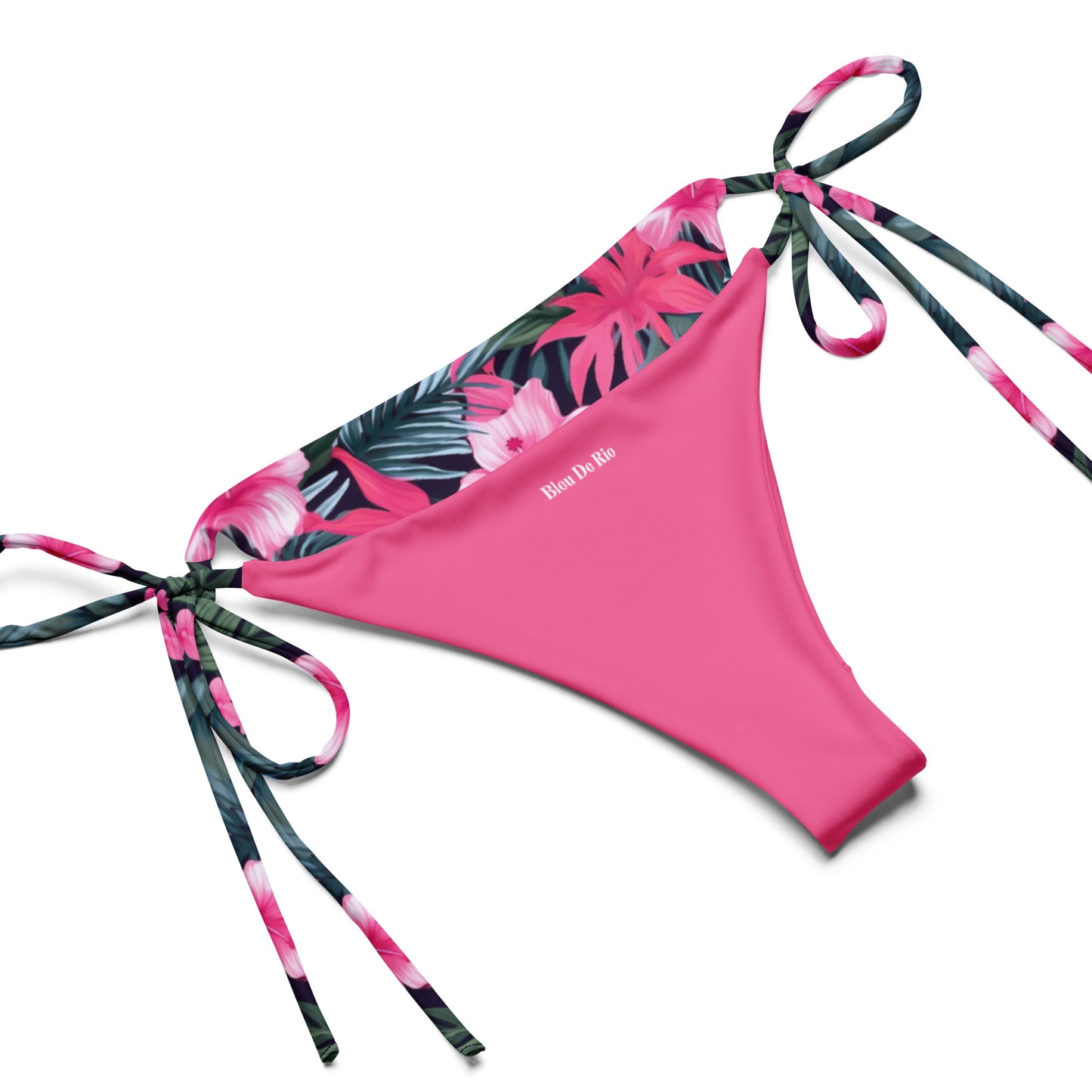 Hawaii Pink Hibicus Flora Triangle Bikini