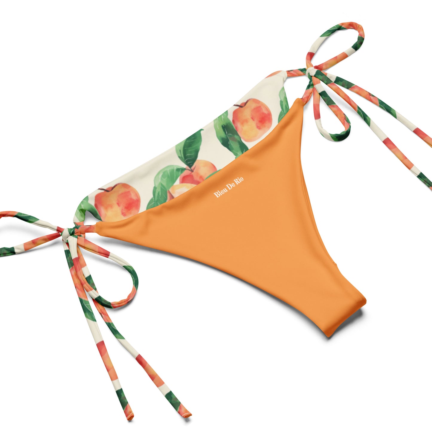 Peachy Peach Fruit Triangle Bikini