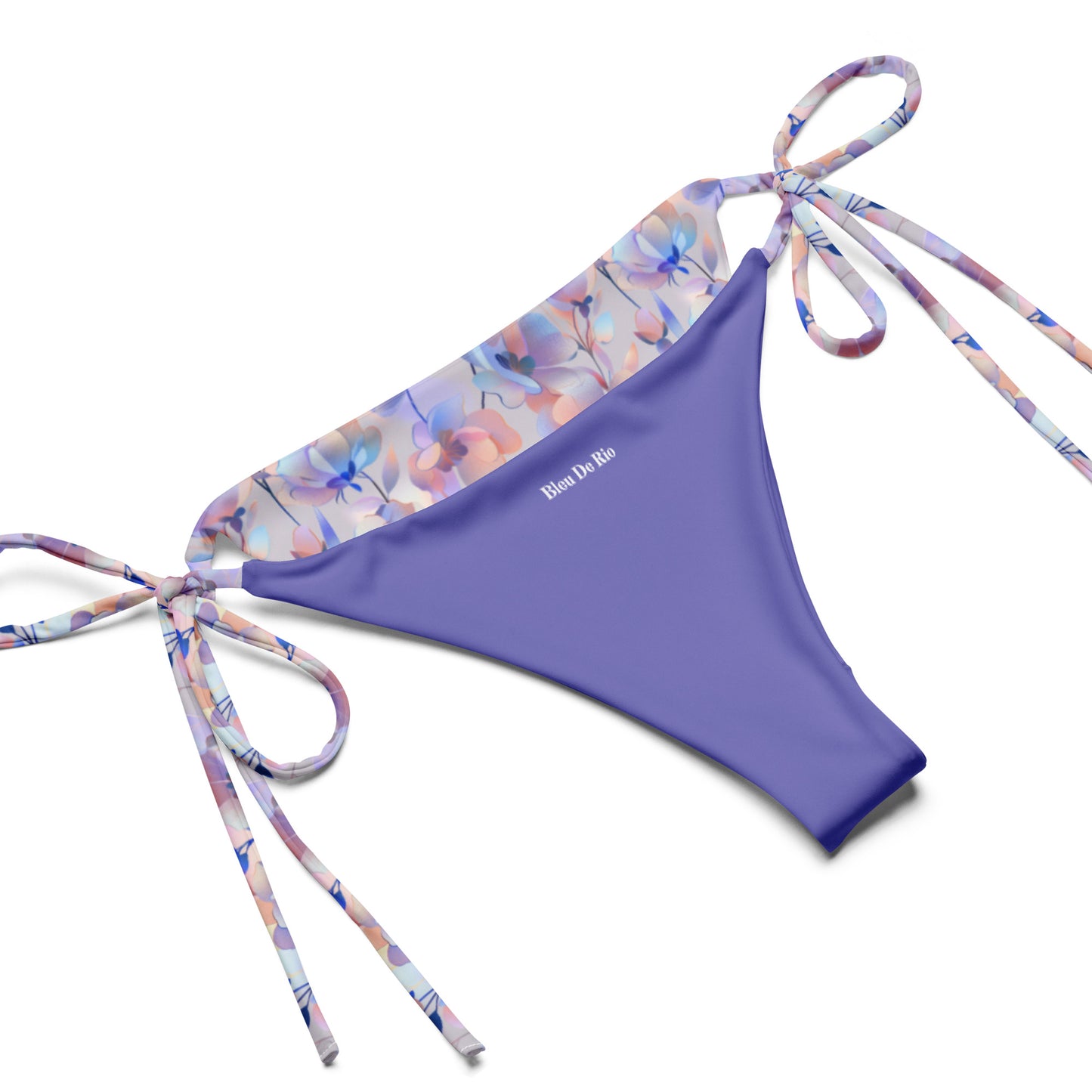 Holographic Fairy Flowers Triangle Bikini