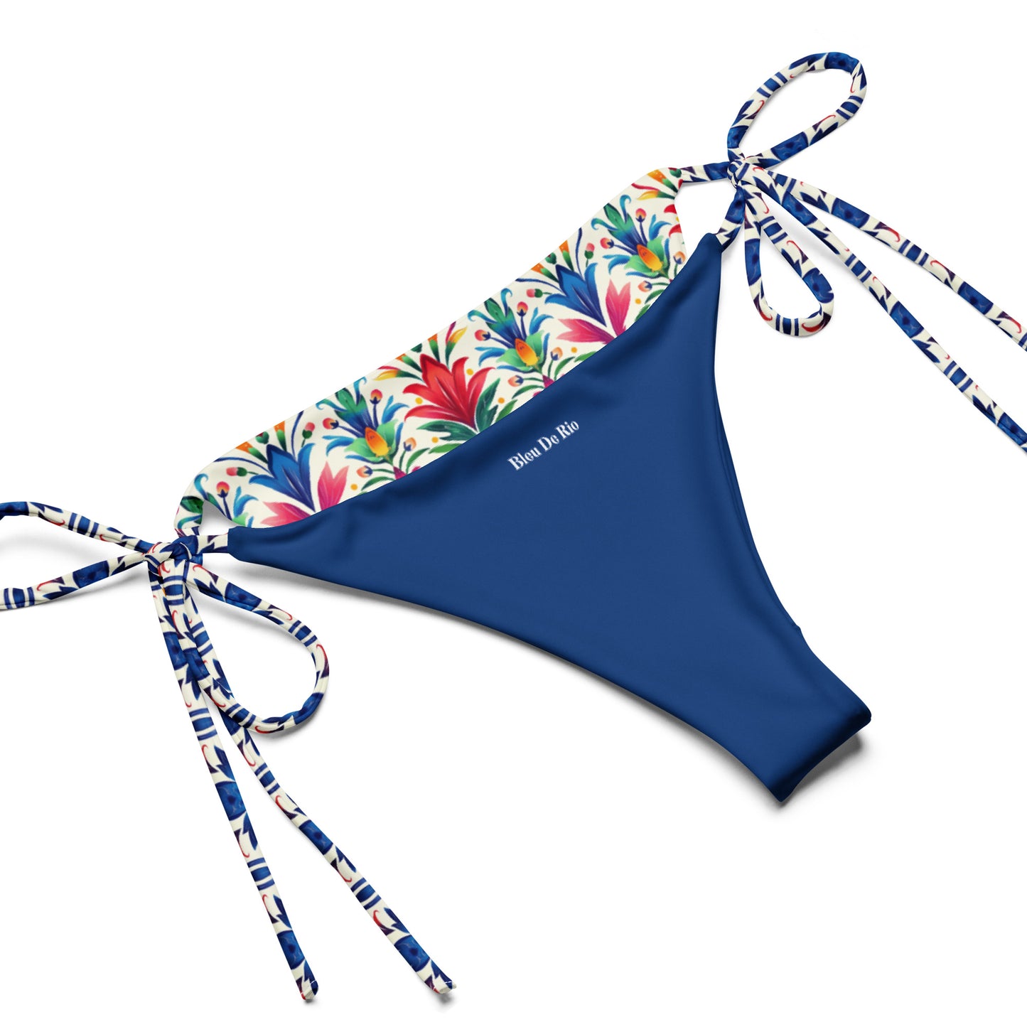 Rio Red And Blue Carnival Brazil Triangle bikini