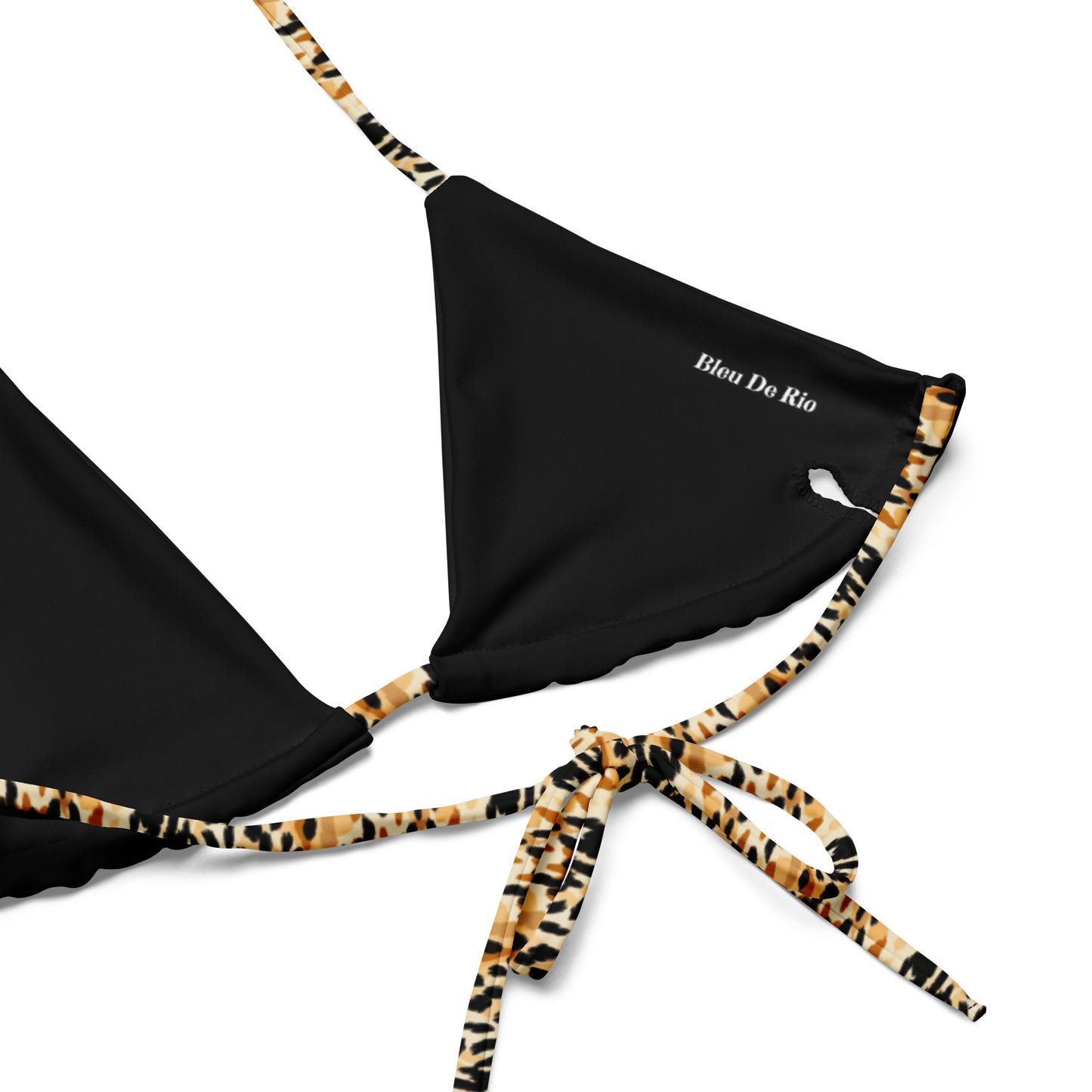 Felidae Animal Print Triangle Bikini