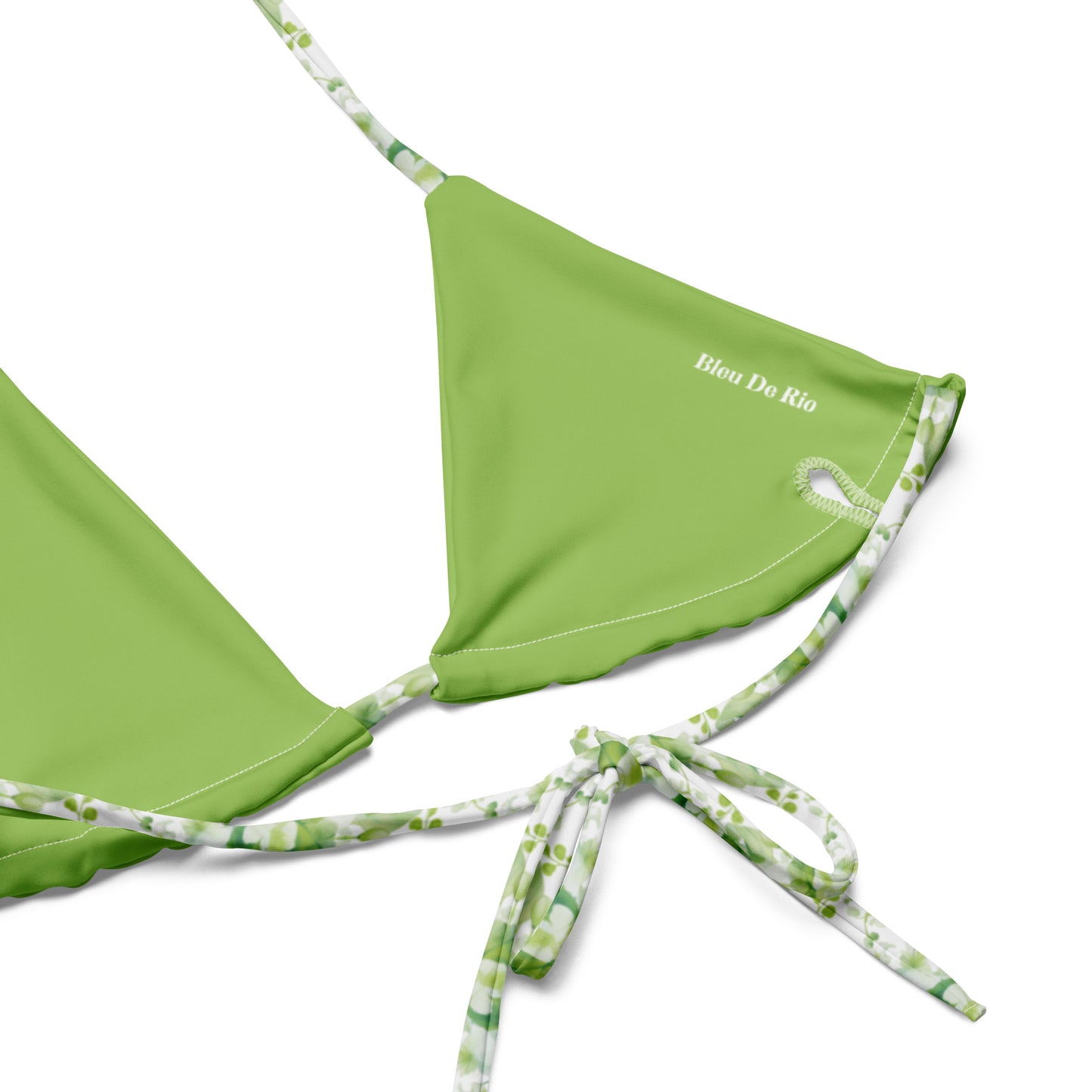 Spring Green Japanese Garden Triangle Bikini