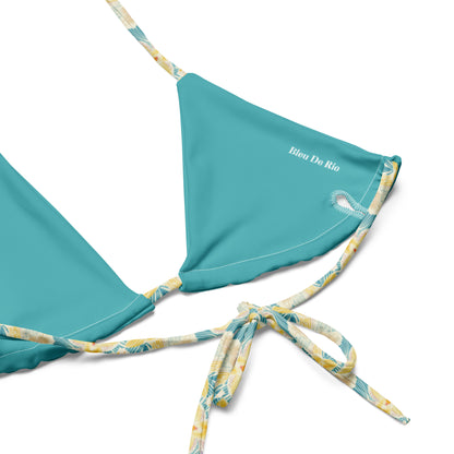 Pastel Orchid Garden Triangle Bikini