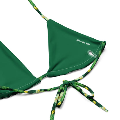 Green Garden Brazil Triangle Bikini