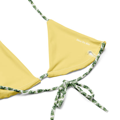 Rio Monstera Brazil Triangle Bikini