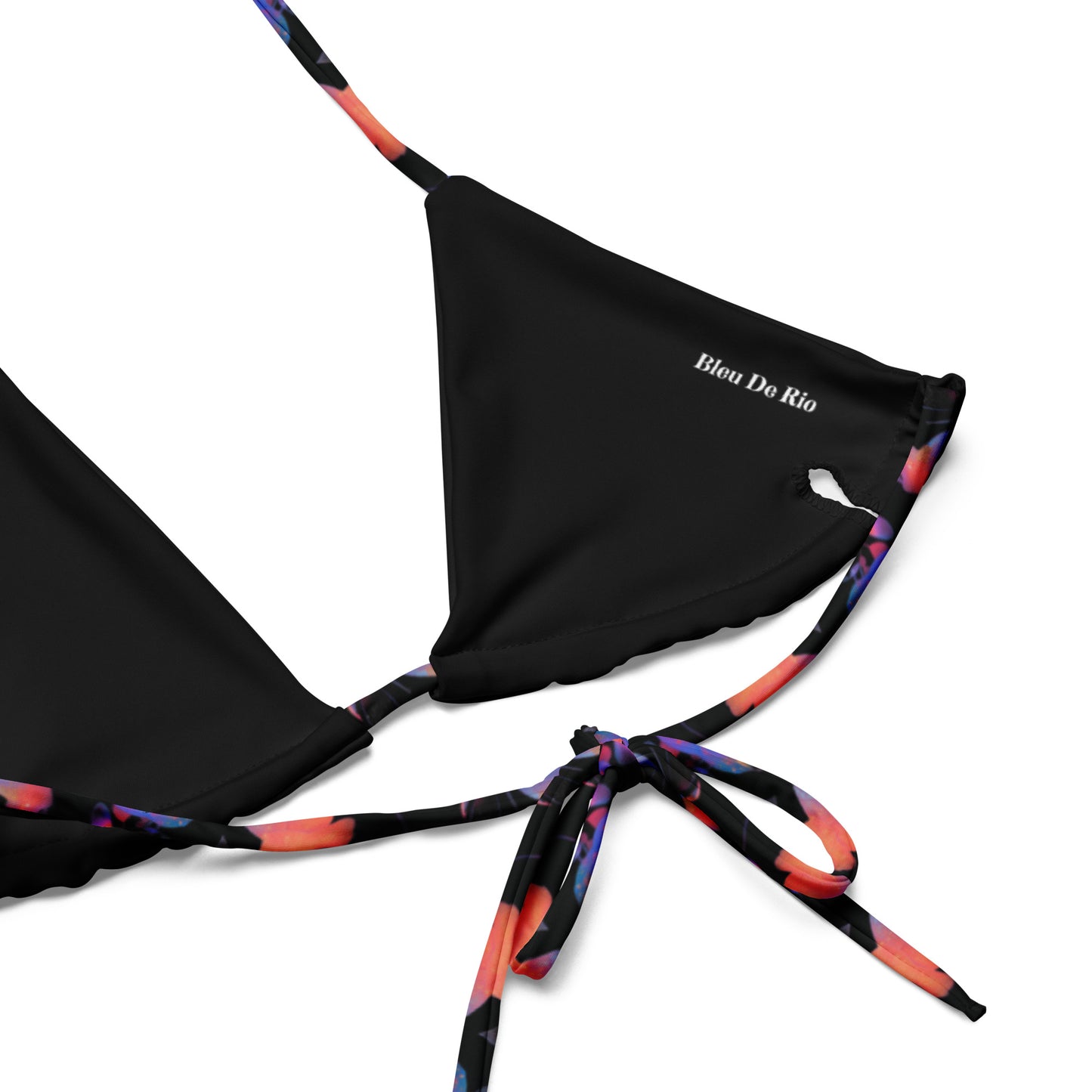 Holographic Flowers Triangle Bikini