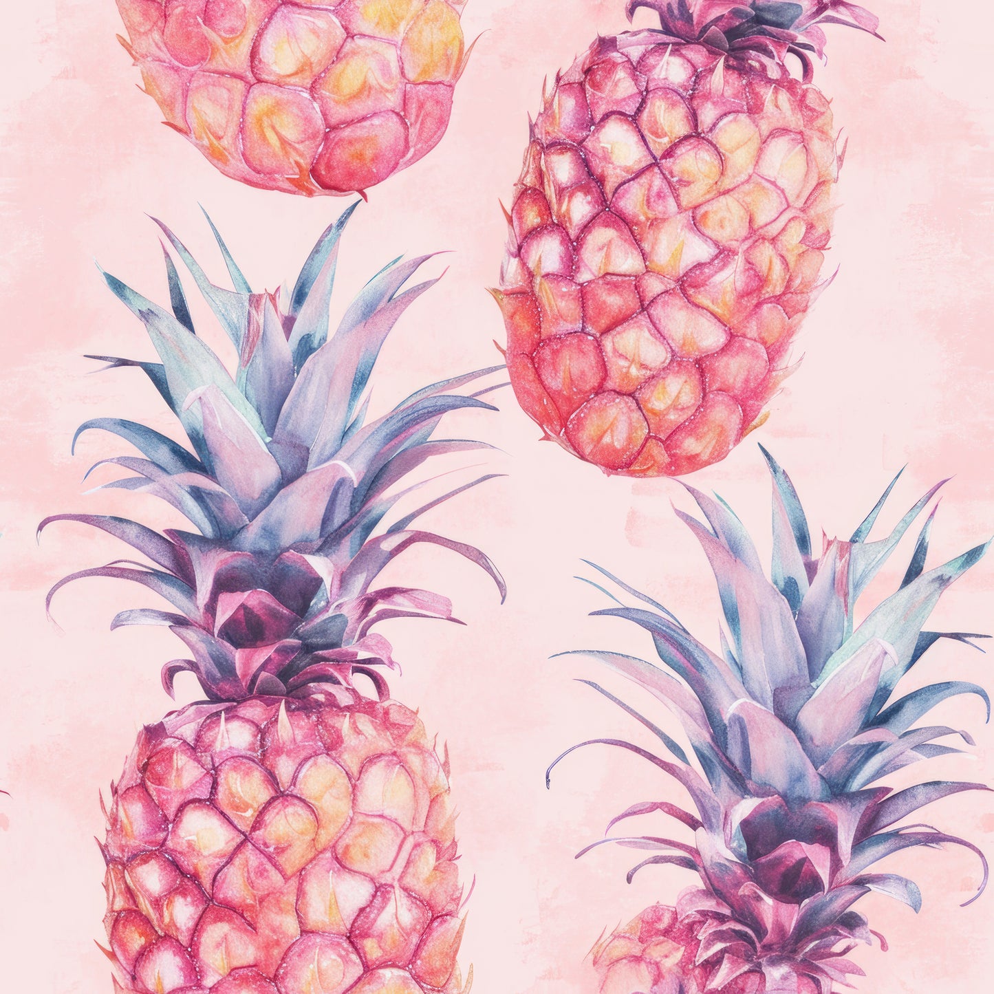 Pinkish Pineapple Fruit Triangle Bikini